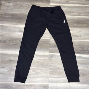 Kangol Black Casual jogger pants size LG
